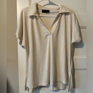 Lane Bryant women’s short sleeve linen shirt